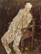 Egon Schiele Portrait of Johann Harms china oil painting artist